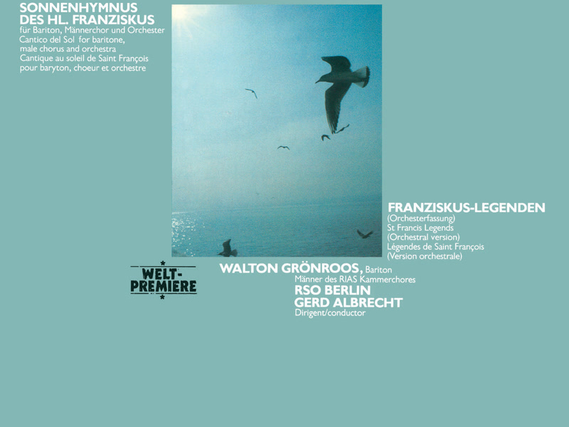 Liszt: Hungarian Fantasia; Deux Legendes; Cantico del sol di Francesco d’Assisi