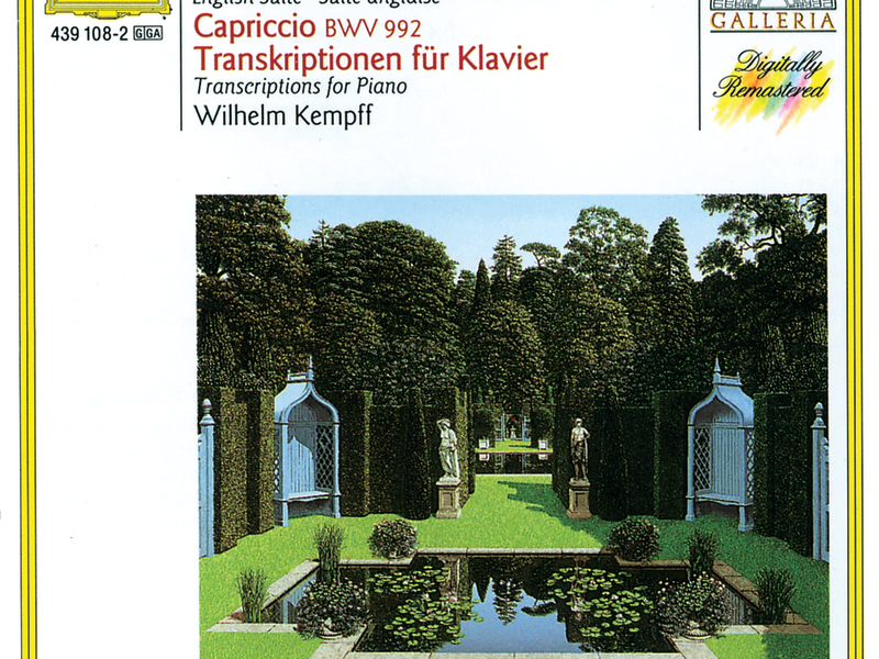 Bach: English Suite No.3; Capriccio BWV 922 / Transcriptions for Piano