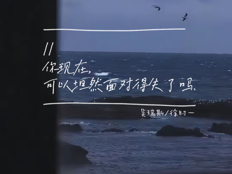 你现在可以坦然面对得失了吗 (Single)