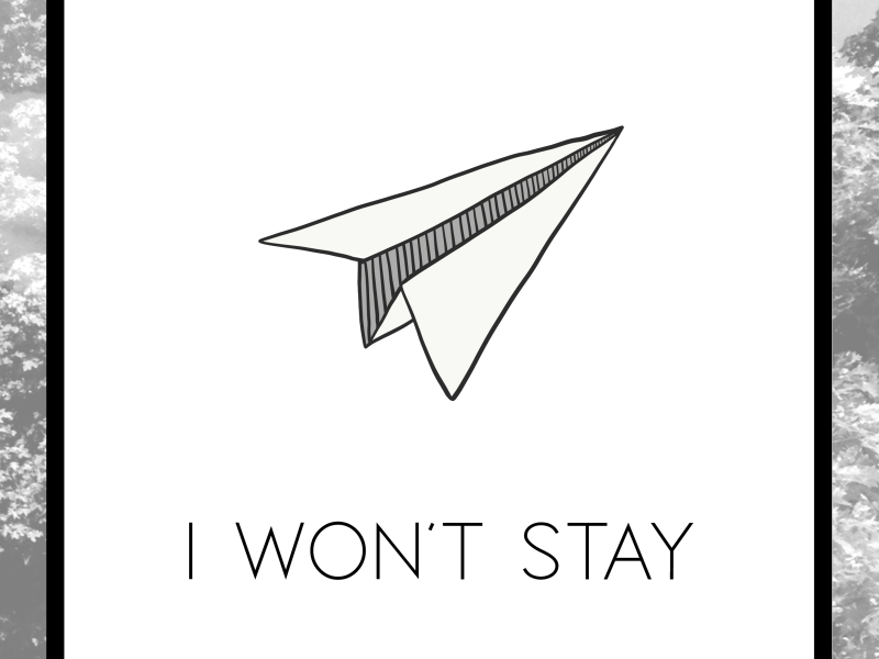 I Won't Stay (Single)