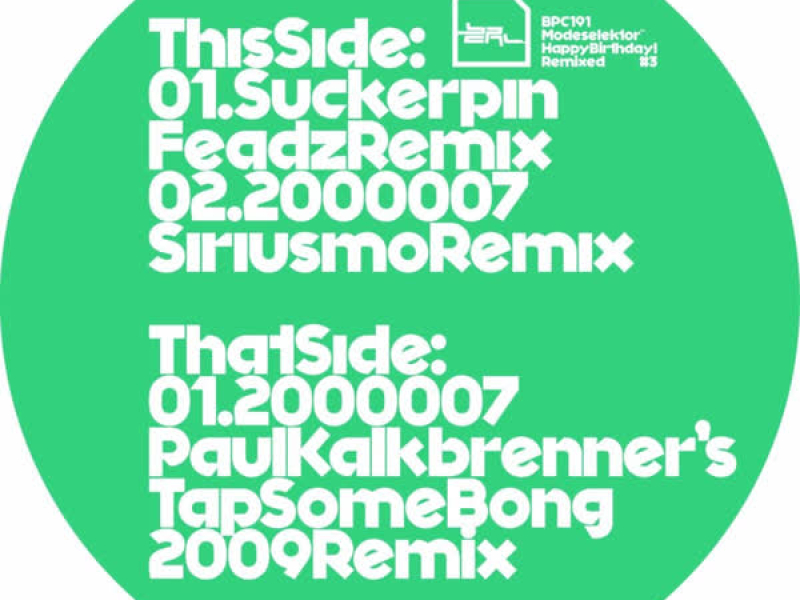 Happy Birthday! Remixed, Pt. 3