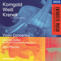 Korngold / Weill / Krenek: Violin Concertos