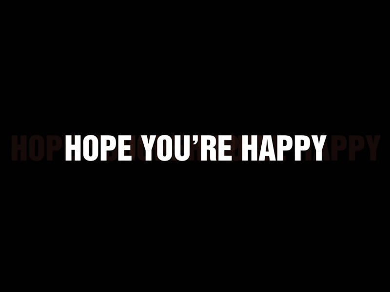 Hope You're Happy (Single)