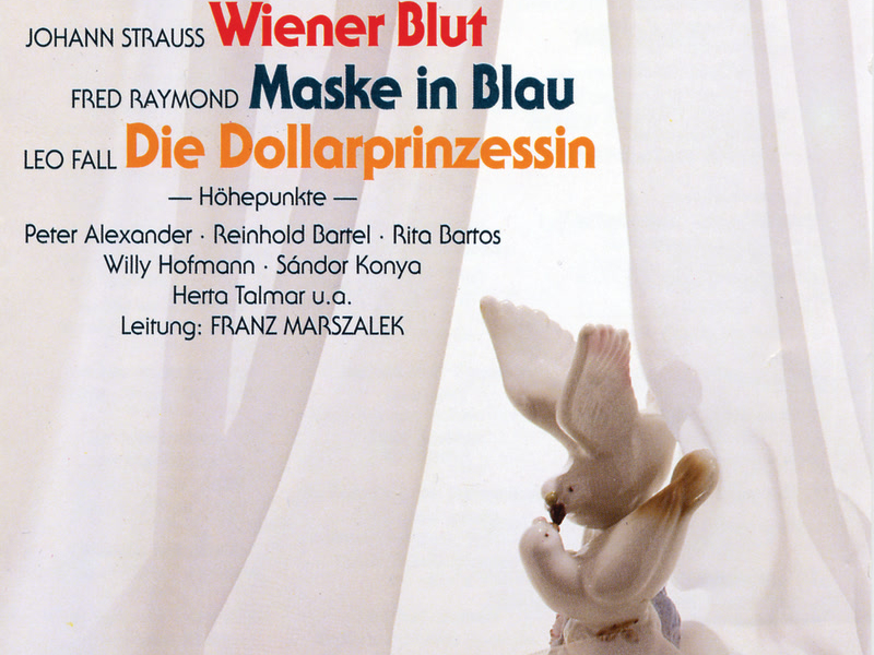 Wiener Blut - Maske in Blau - Die Dollarprinzessin