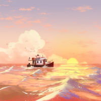 sunset beach (Single)