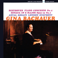 Beethoven: Piano Concerto No. 4; Piano Sonata No. 9 (Gina Bachauer – The Mercury Masters, Vol. 5)