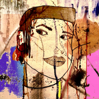 Pink Spray Painted Clouds (Single)