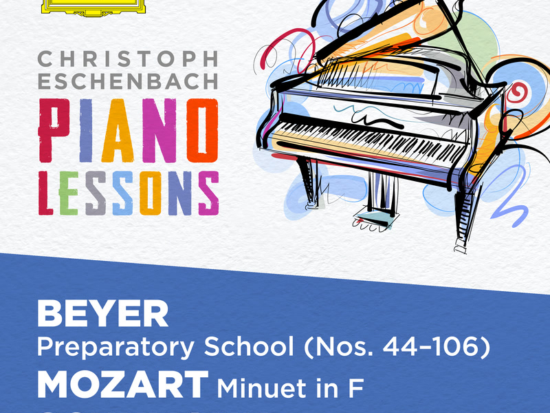 Piano Lessons - Beyer: Preparatory School, Op. 101; Mozart: Minuet in F, K. 2; Schumann: Album für die Jugend, Op. 68