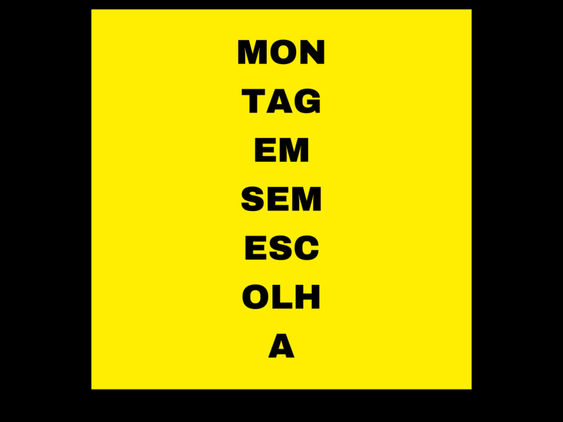 MONTAGEM SEM ESCOLHA (Single)