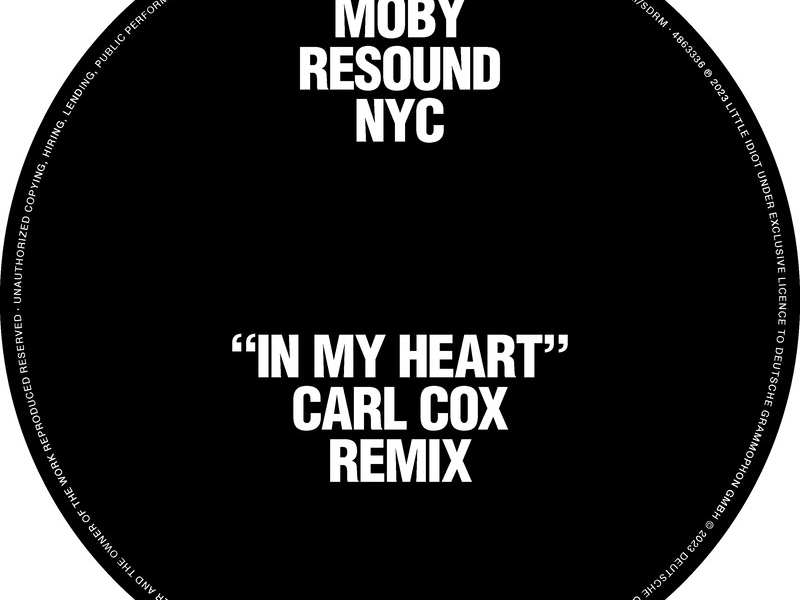 In My Heart (Carl Cox Remix) (Single)