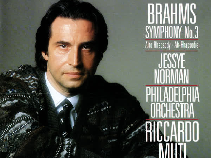 Brahms: Symphony No. 3; Alto Rhapsody