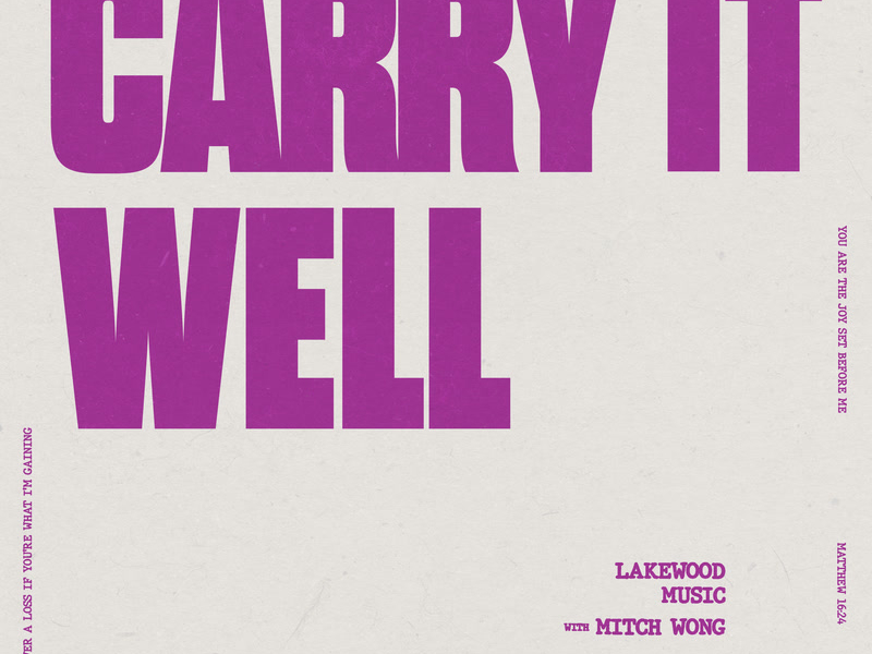 Carry It Well (Single)