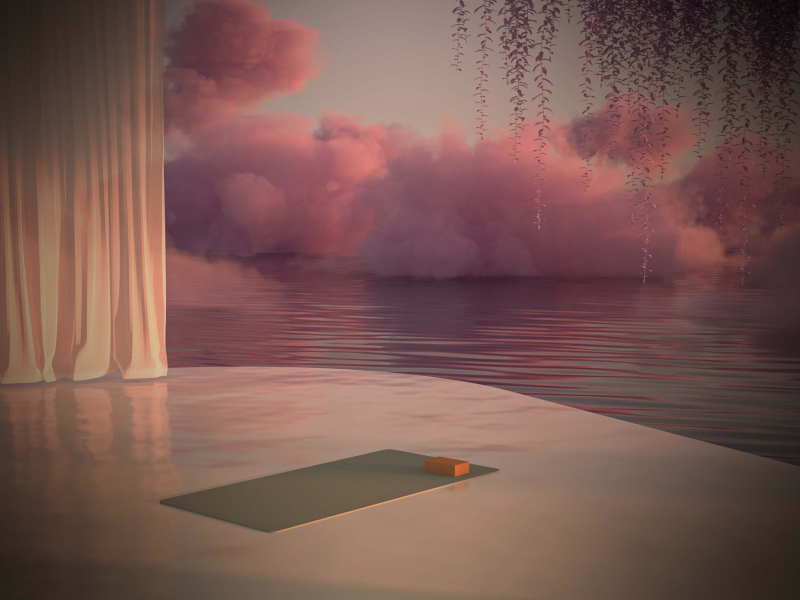 Practice Yoga and Meditation with Calming River and Nature Sounds (Single)