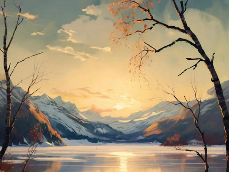 Winter lake (Single)