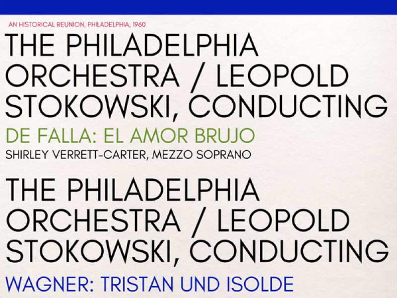 Wagner: Tristan and Isolde - Love Music from Acts II and III / De Falla: El Amor Brujo