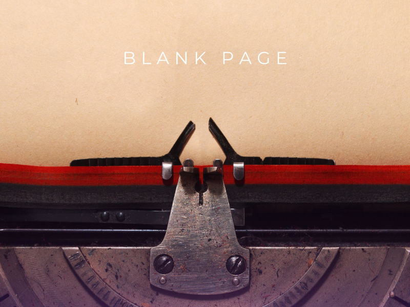 Blank Page (Single)