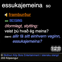 ESSUKAJEMEINA (Veistu Hvað Ég Meina) (Single)