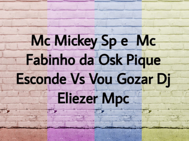 Pique Esconde Vs Vou Gozar (Single)