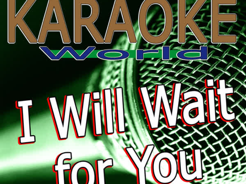 I Will Wait for You (Originally Performed By Mumford & Sons) [Karaoke Version] (Single)