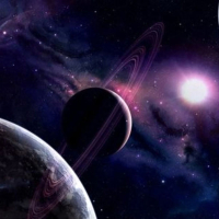 Ambient music space travel