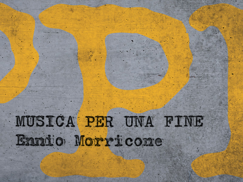 Musica per una fine - per coro a quattro voci miste, orchestra e nastro con la registrazione di un testo di P.P. Pasolini letto dal poeta (EP)