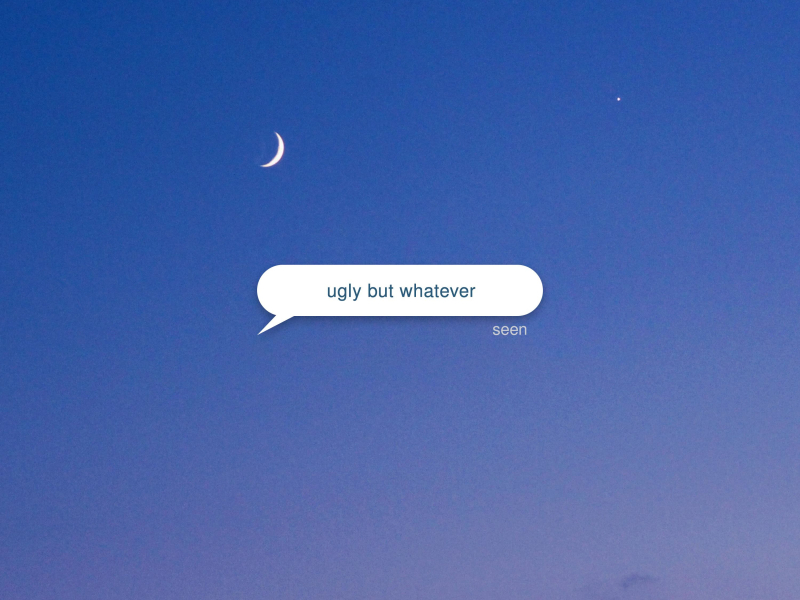 Ugly But Whatever (Single)