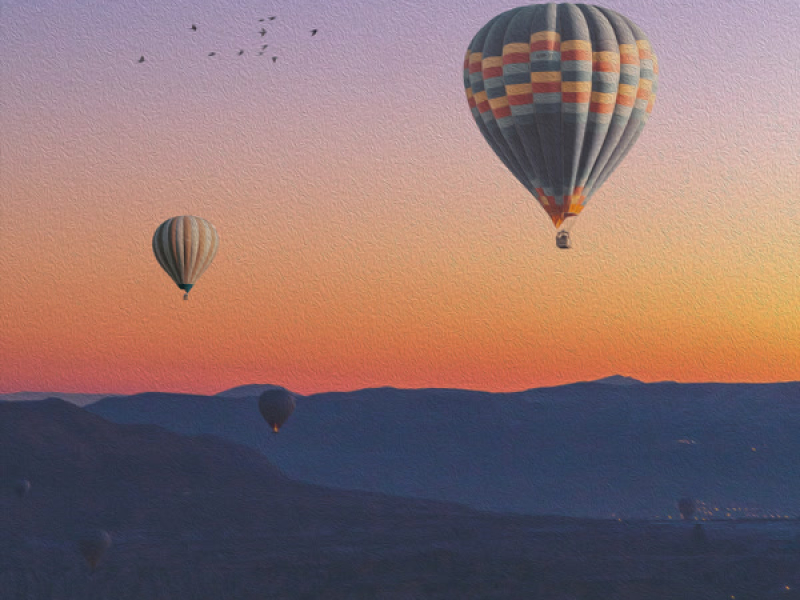 Hot Air Balloon (Single)