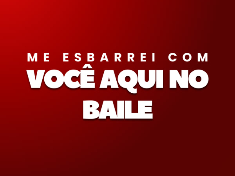 Me Esbarrei com Você Aqui no Baile (Single)