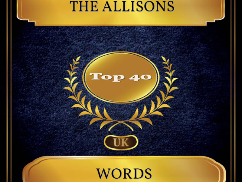 Words (UK Chart Top 40 - No. 34) (Single)