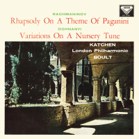 Rachmaninoff: Rhapsody on a theme of Paganini [1959]; Dohnányi: Variations on a Nursery Song [1959] (Adrian Boult – The Decca Legacy III, Vol. 12)