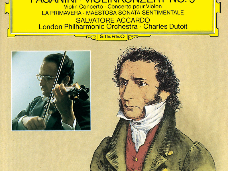 Paganini: Violin Concerto No.5; La Primavera; Maestosa Sonata sentimentale