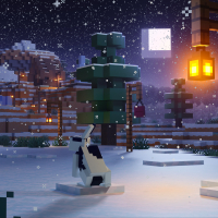 Minecraft Soothing Scenes: Relaxing Falling Snow (Single)