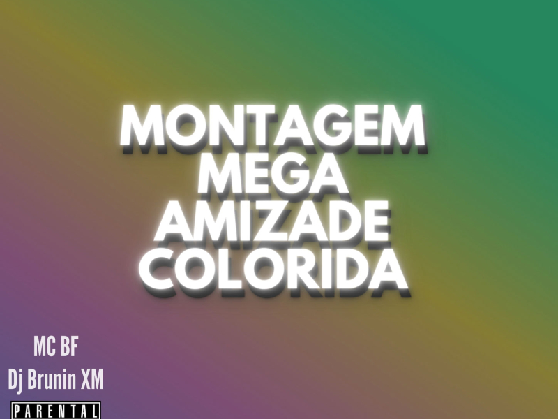 Montagem Mega Amizade Colorida (Single)