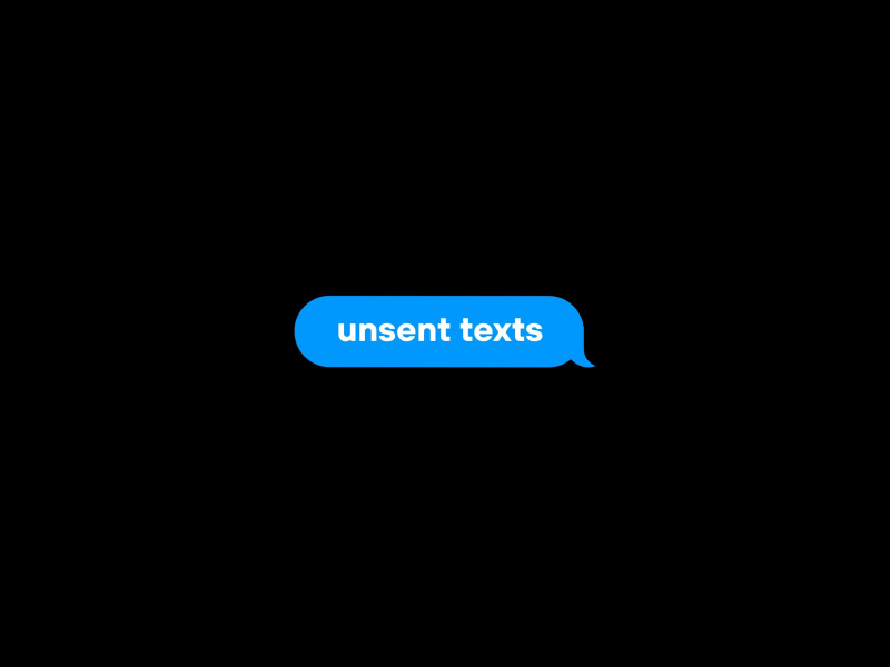 unsent texts (Single)