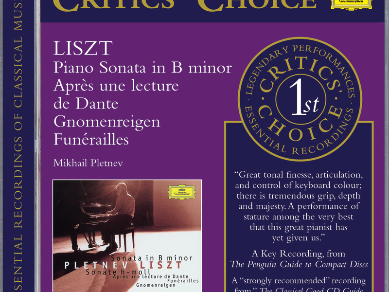 Liszt: Piano Sonata in B Minor / Après une lecture de Dante / Funérailles / Gnomenreigen