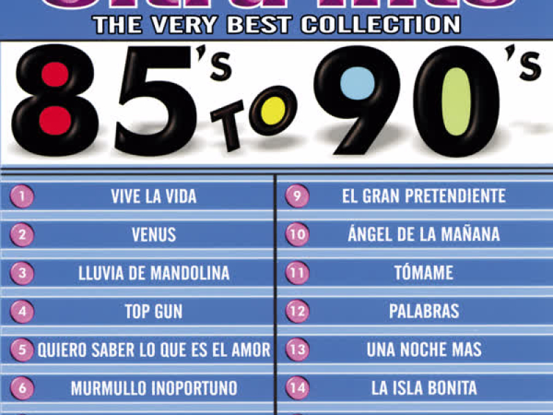 Ultra Hits - The Very Best Collection - 85's To 90's