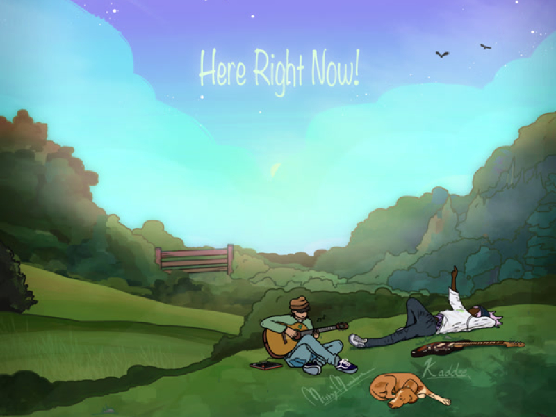 Here right now! (Single)