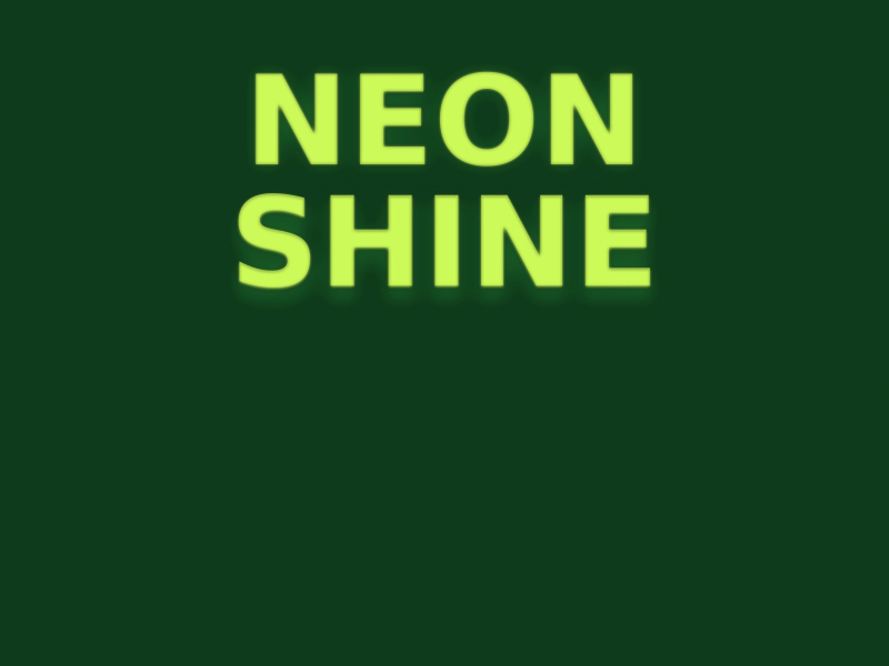 NEON SHINE (Single)