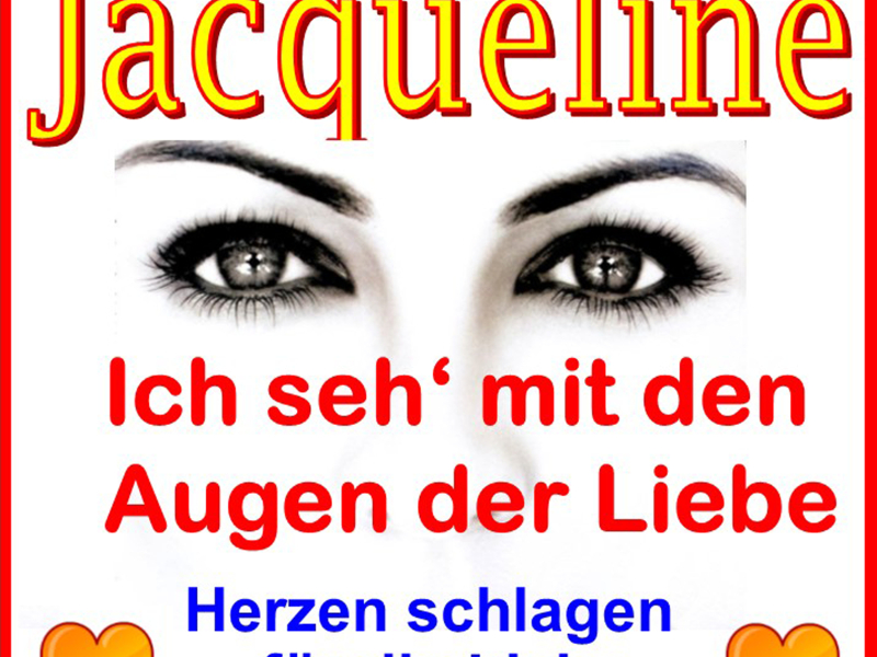 Ich seh' mit den Augen der Liebe