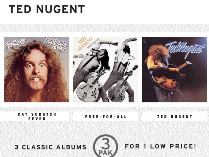 Cat Scratch Fever/Free-For-All/Ted Nugent (3 Pak)