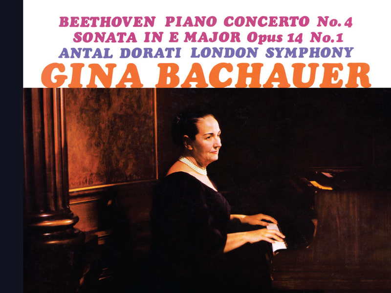 Beethoven: Piano Concerto No. 4; Piano Sonata No. 9 (Gina Bachauer – The Mercury Masters, Vol. 5)
