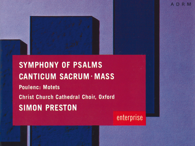 Stravinsky: Symphony of Psalms; Mass / Poulenc: Easter Motets
