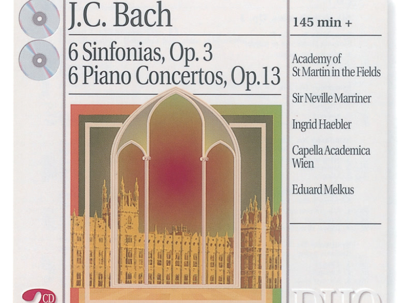 Bach, J.C.: 6 Sinfonias Op.3/6; Piano Concertos Op.13