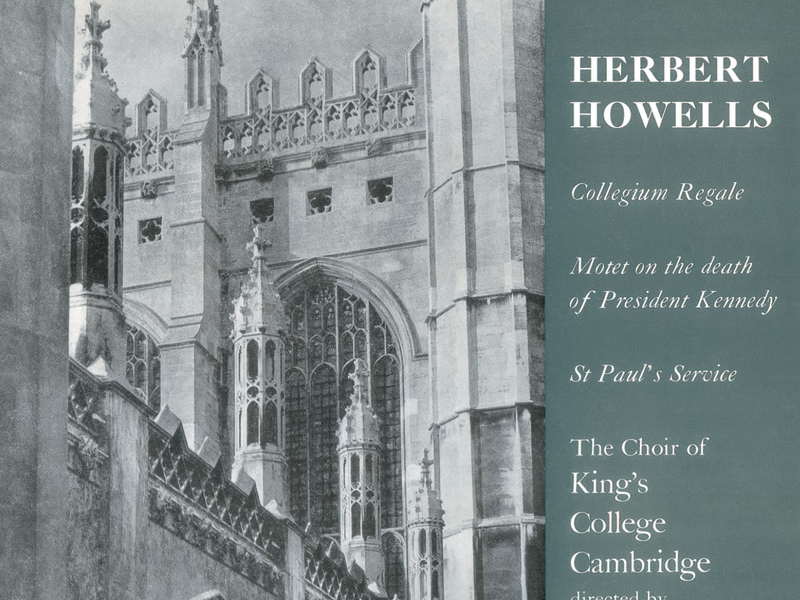 Howells: Te Deum and Jubilate (Collegium Regale); Vaughan Williams: Three Shakespeare Songs