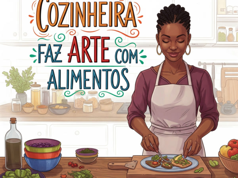 COZINHEIRA FAZ ARTE COM ALIMENTOS (Single)