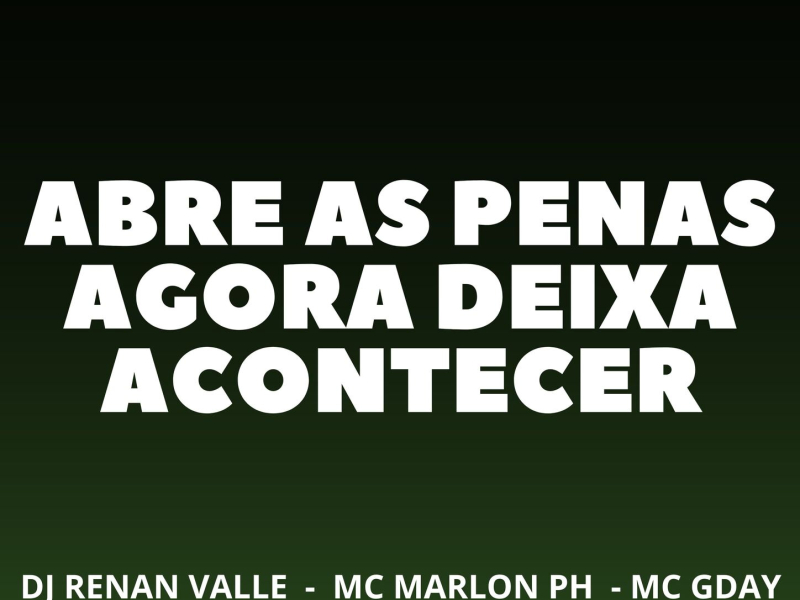 ABRE AS PERNAS AGORA DEIXA ACONTECER (Single)