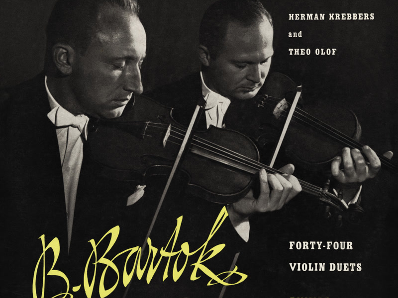 Bartok: 44 Duos for Two Violins (Herman Krebbers Edition, Vol. 12)