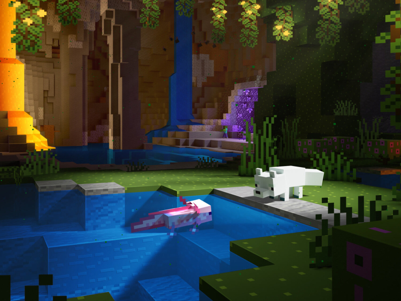 Minecraft Soothing Scenes: Glowing Cave (Single)