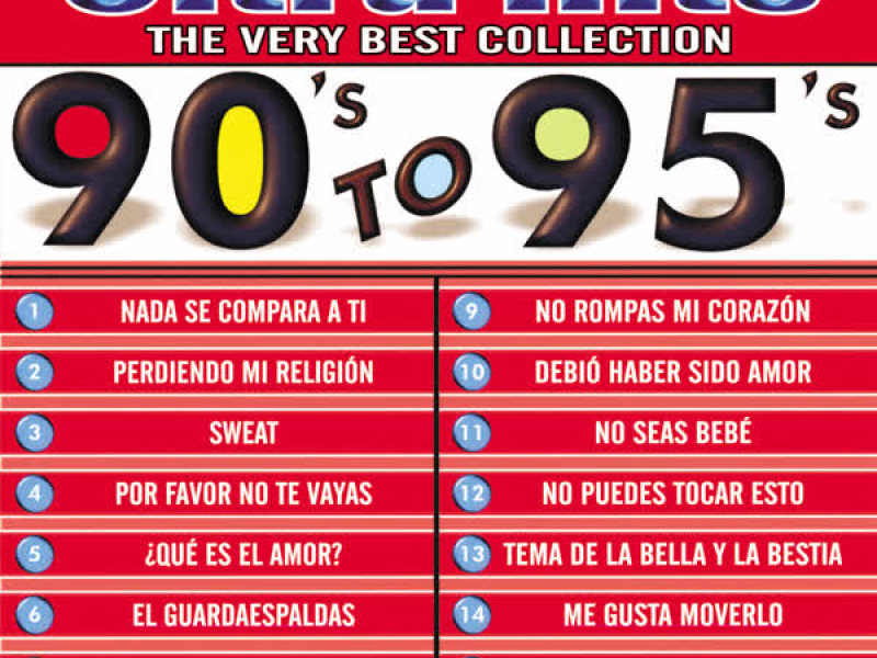 Ultra Hits - The Very Best Collection - 90's To 95's