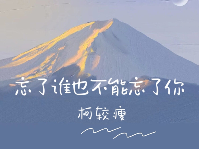 忘了谁也不能忘了你 (Single)